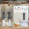 imageWIFI Sous Vide Cooker Sealable Bags Kit 1100W SousVide Cooker Immersion Circulator 109050194 Sous Vide Machine with Temperature ampamp Timer Touch Control AC120V60HzSous Vide Cooker Sealable Bag Kit
