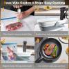 imageWIFI Sous Vide Cooker Sealable Bags Kit 1100W SousVide Cooker Immersion Circulator 109050194 Sous Vide Machine with Temperature ampamp Timer Touch Control AC120V60HzSous Vide Cooker Container Kit