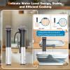imageWIFI Sous Vide Cooker Sealable Bags Kit 1100W SousVide Cooker Immersion Circulator 109050194 Sous Vide Machine with Temperature ampamp Timer Touch Control AC120V60HzSous Vide Cooker Container Kit