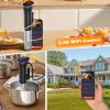 imageWIFI Sous Vide Cooker Sealable Bags Kit 1100W SousVide Cooker Immersion Circulator 109050194 Sous Vide Machine with Temperature ampamp Timer Touch Control AC120V60HzSous Vide Cooker Sealable Bag Kit