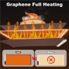 imageWarming Mat for Food 500W Upgrade Hightech Graphene Food Warming Mat Silicone Warming Tray Heating Fastly in 10s 7MM Raised Feet 6 Level Temp ampamp 6 Timer Setting Warming Tray Rollable BeigeBrown