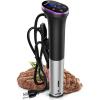 imageWIFI Sous Vide Cooker Sealable Bags Kit 1100W SousVide Cooker Immersion Circulator 109050194 Sous Vide Machine with Temperature ampamp Timer Touch Control AC120V60HzSous Vide Cooker WIFI Purple