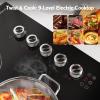 image30 Inch Electric Cooktop 5 Burner Karienvir 8600W Builtin Electric Stove Top Cooktop 30 with Doublering Burner Knob amp Touch Control 9 Power Levels Timer Safety Lock 220V240V Hard Wire30 Inch 5 Burner